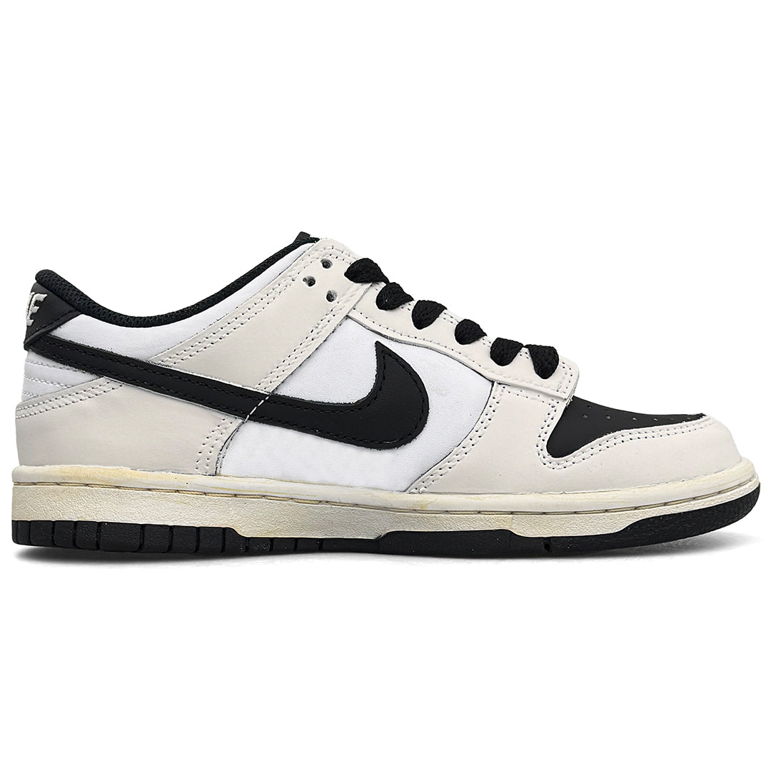 Nike DUNK Low Custom Handmade Sneakers - Vinyl Record Theme, Burnt Foil Swoosh, Ready-to-Wear Artisan Shoes